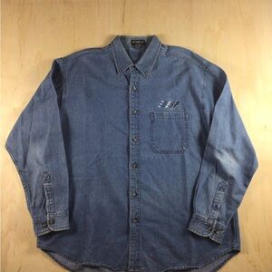 Denim Blue Men's Shirt